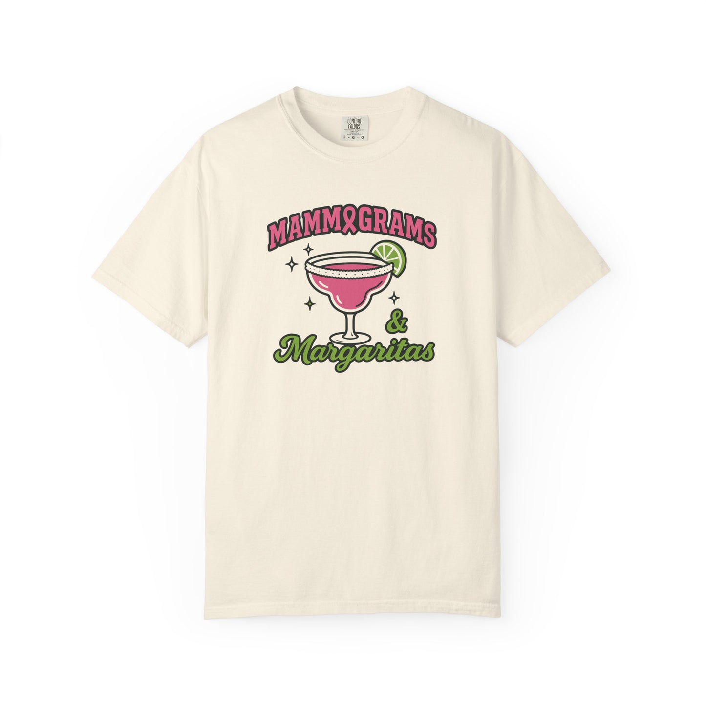 Breast Cancer Awareness Mammograms and Margaritas T-Shirt