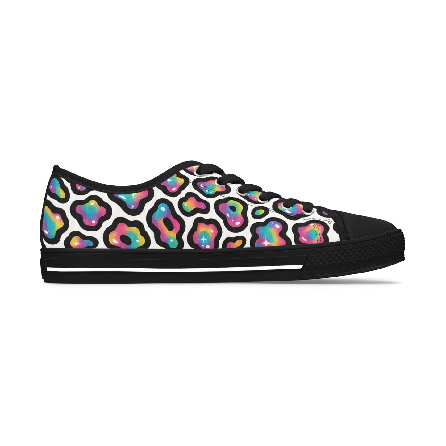 Colorful Women's Low Top Sneakers | Stylish Athletic Shoes, Colorful Sneakers, Casual Footwear, Trendy Low Tops, Fun Walking Shoes