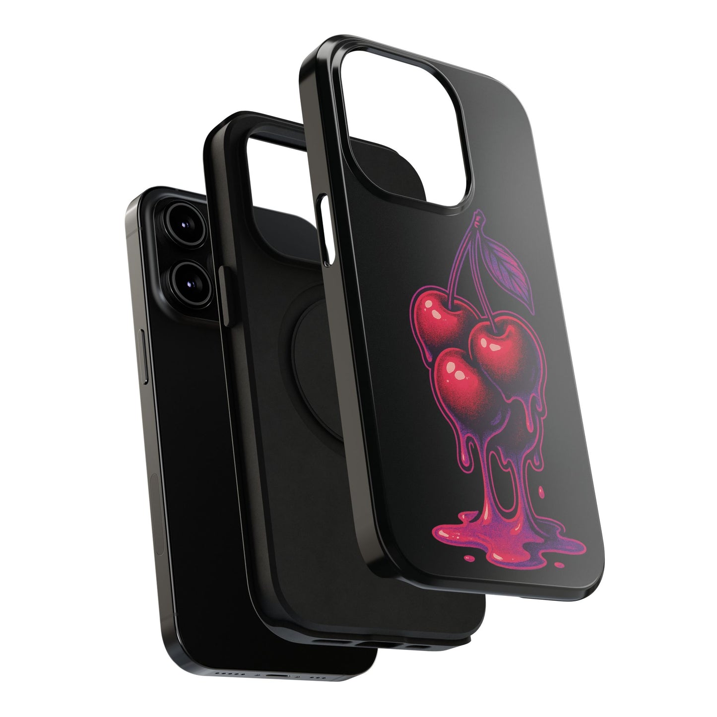 Impact-Resistant Cherry Phone Case, Cute Cherry Phone Cover, Stylish Phone Protector, Fun Phone Case, Unique Gift for Teens