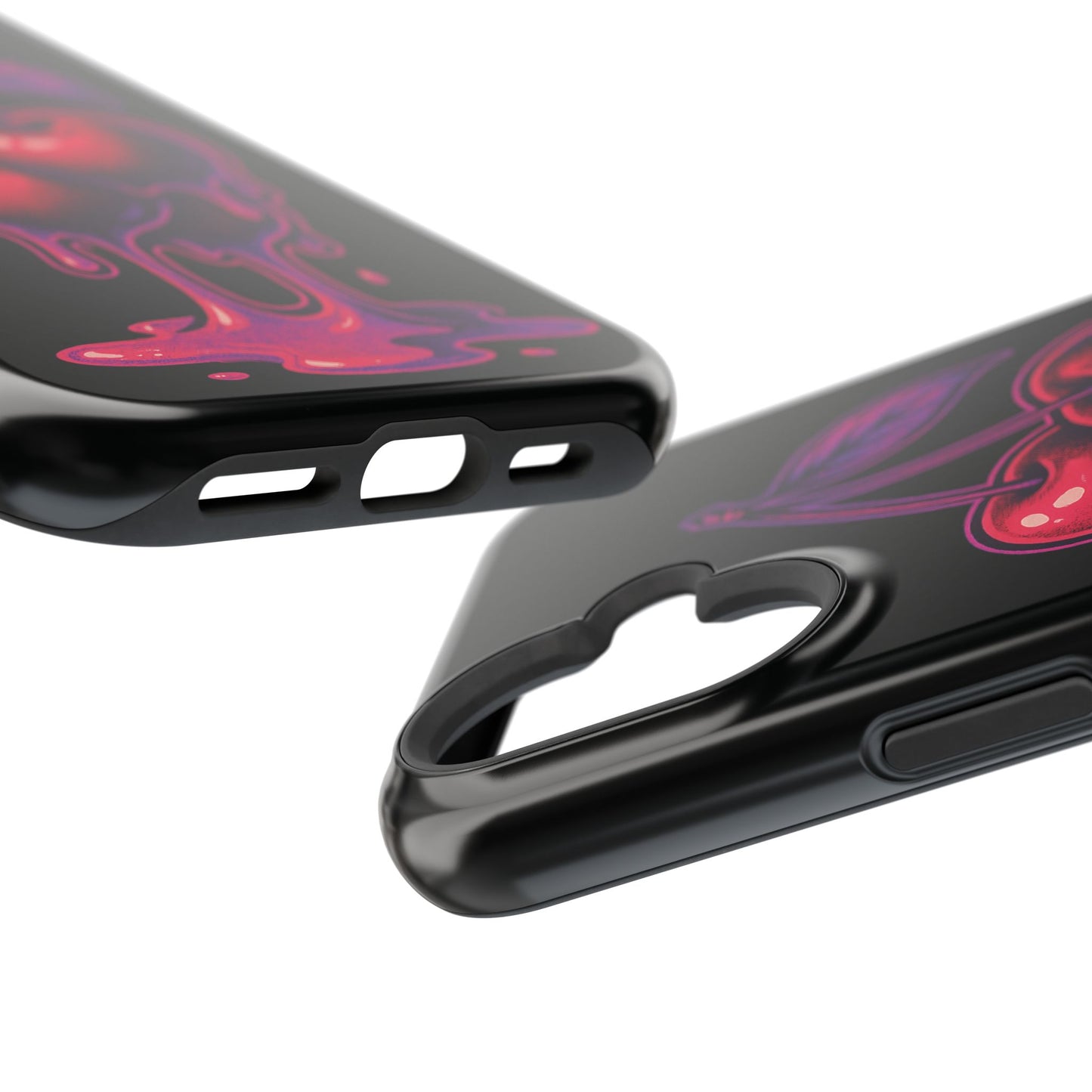 Impact-Resistant Cherry Phone Case, Cute Cherry Phone Cover, Stylish Phone Protector, Fun Phone Case, Unique Gift for Teens