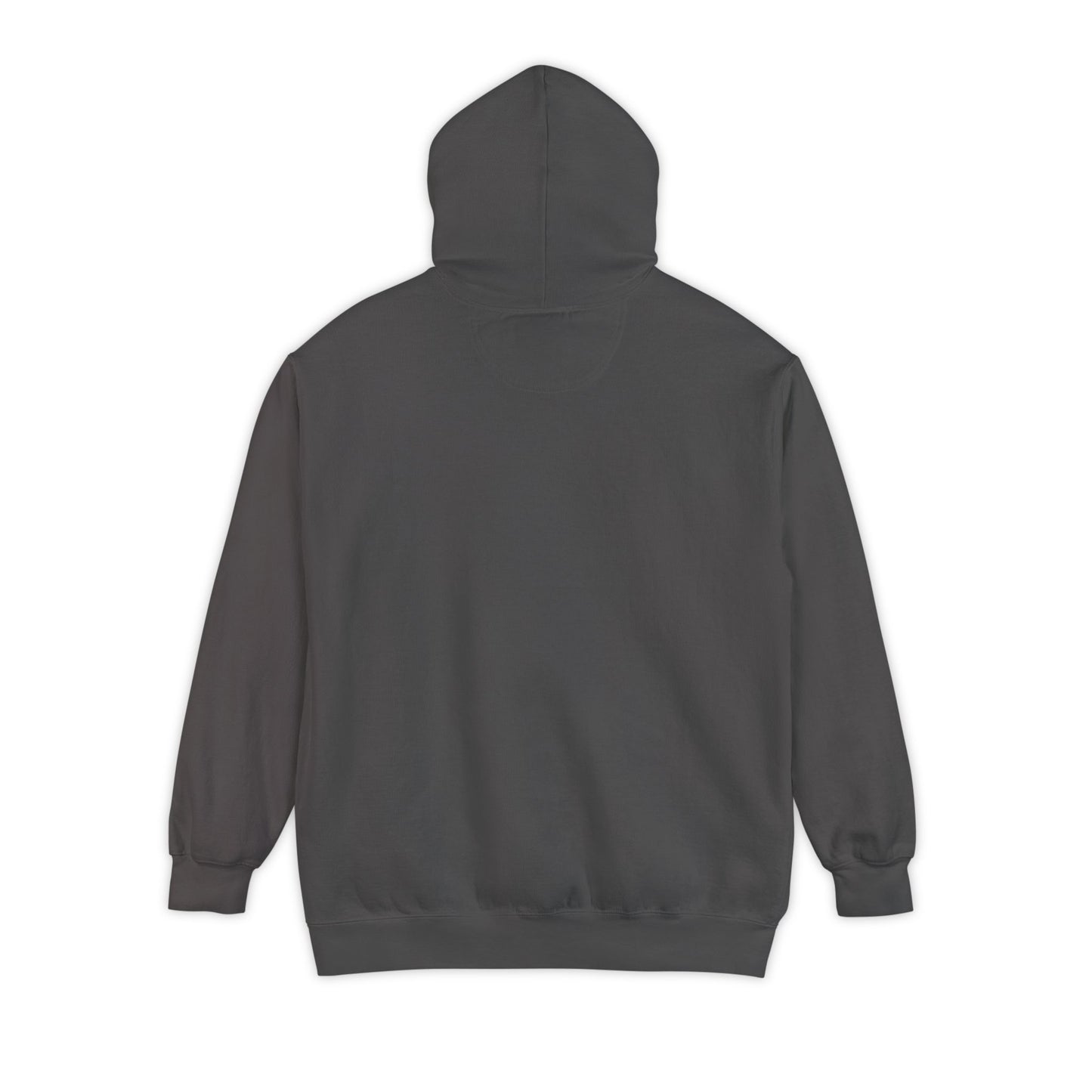 Morticia-Inspired Unisex Garment-Dyed Hoodie, Cozy Graphic Sweatshirt, Spooky Fashion, Halloween Apparel, Unique Gift for Fans