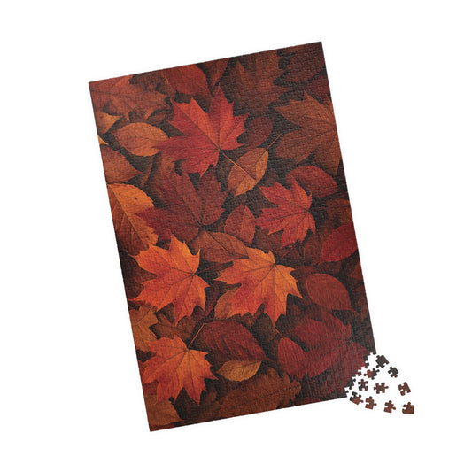 Autumn Leaves Puzzle - Cozy Fall Decor, Perfect Gift for Family, Friends, and Puzzle Lovers, Seasonal Home Activity