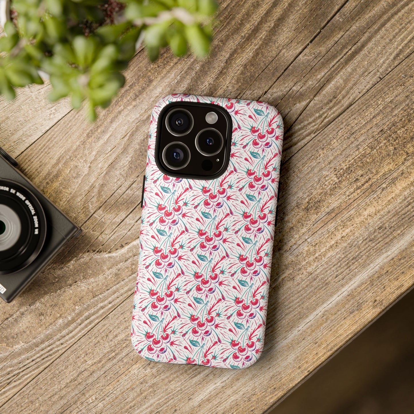 Chic cherry bow Phone Case