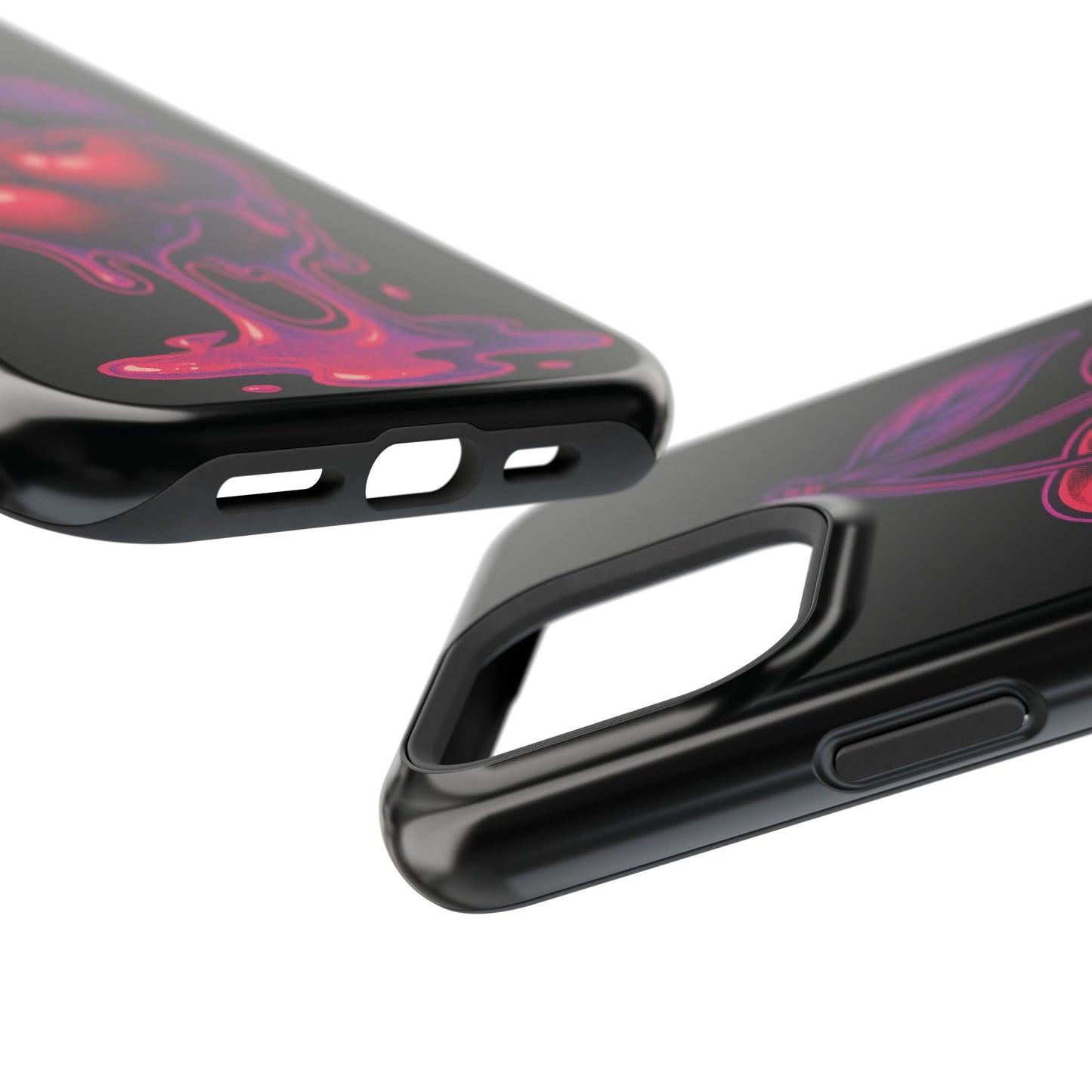 Impact-Resistant Cherry Phone Case, Cute Cherry Phone Cover, Stylish Phone Protector, Fun Phone Case, Unique Gift for Teens