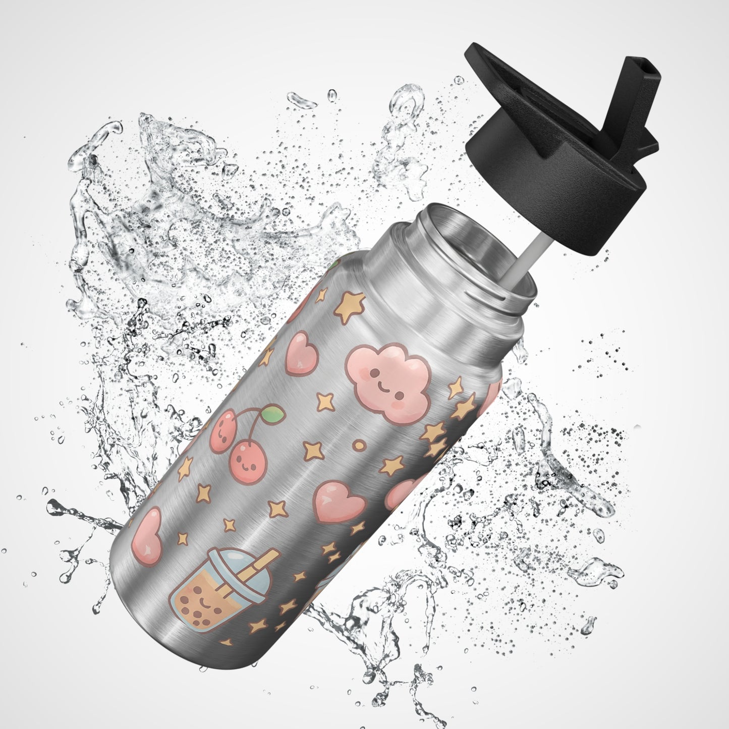 Cute Kawaii Gator Tumbler, 32oz | Ideal for Kids, Moms, Back to School, Cute Gifts, Summer Drinks