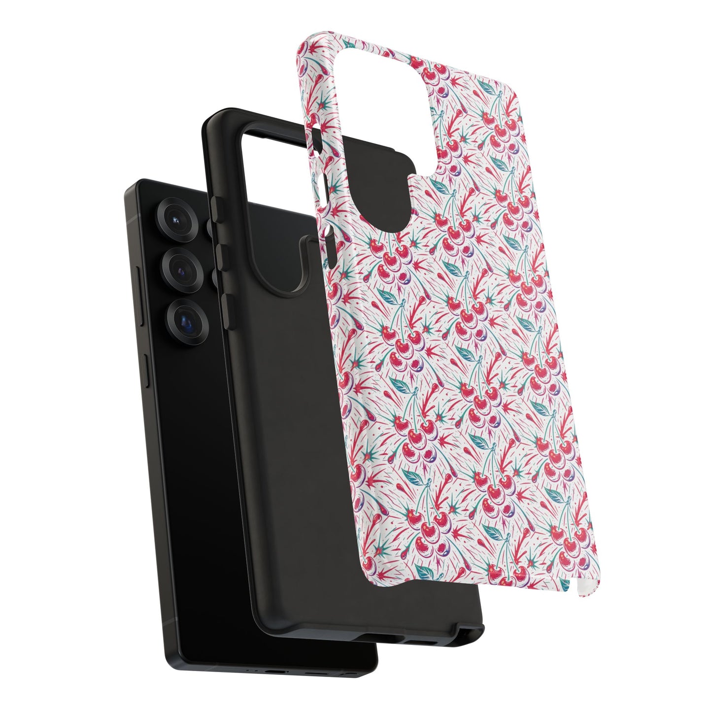 Chic cherry bow Phone Case