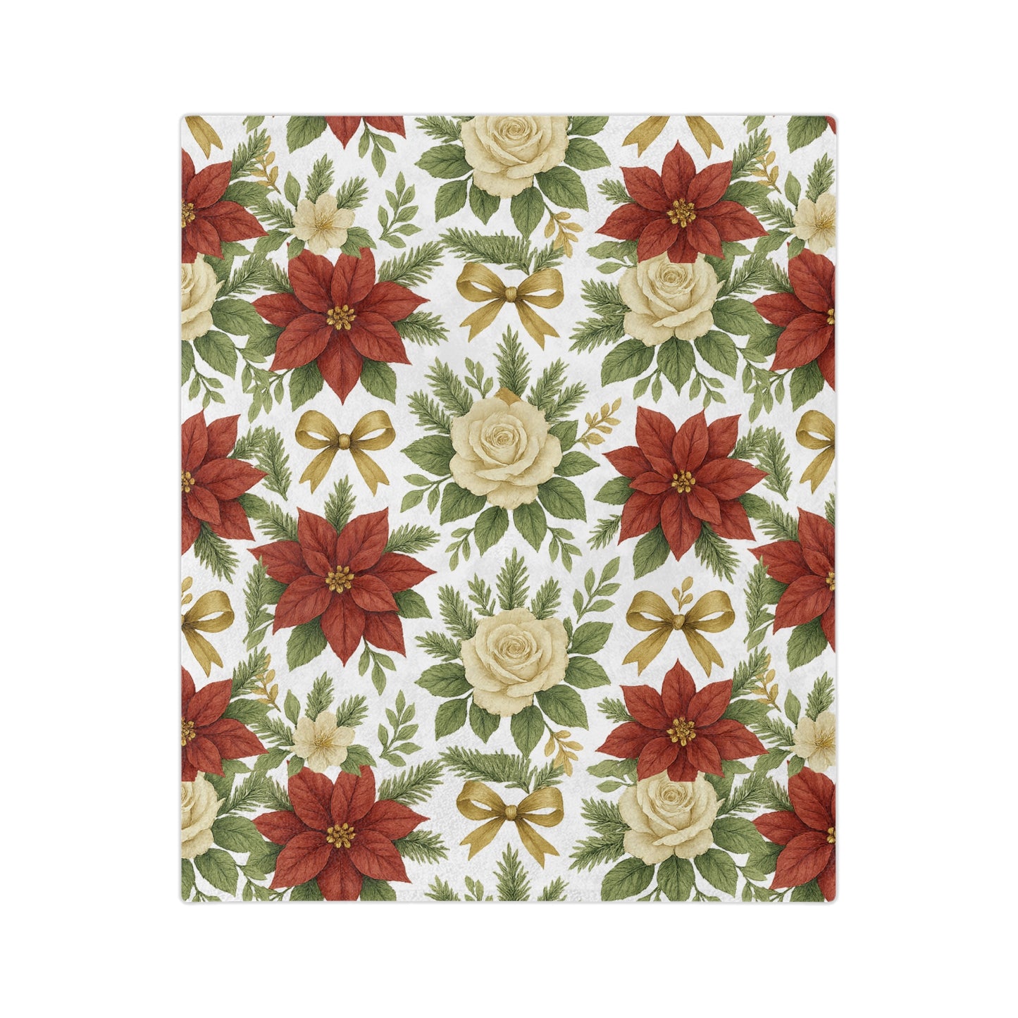 Festive Velveteen Microfiber Blanket for Cozy Winter Nights, Holiday Decor, Christmas Gift, Warm Throw, Plush Blanket