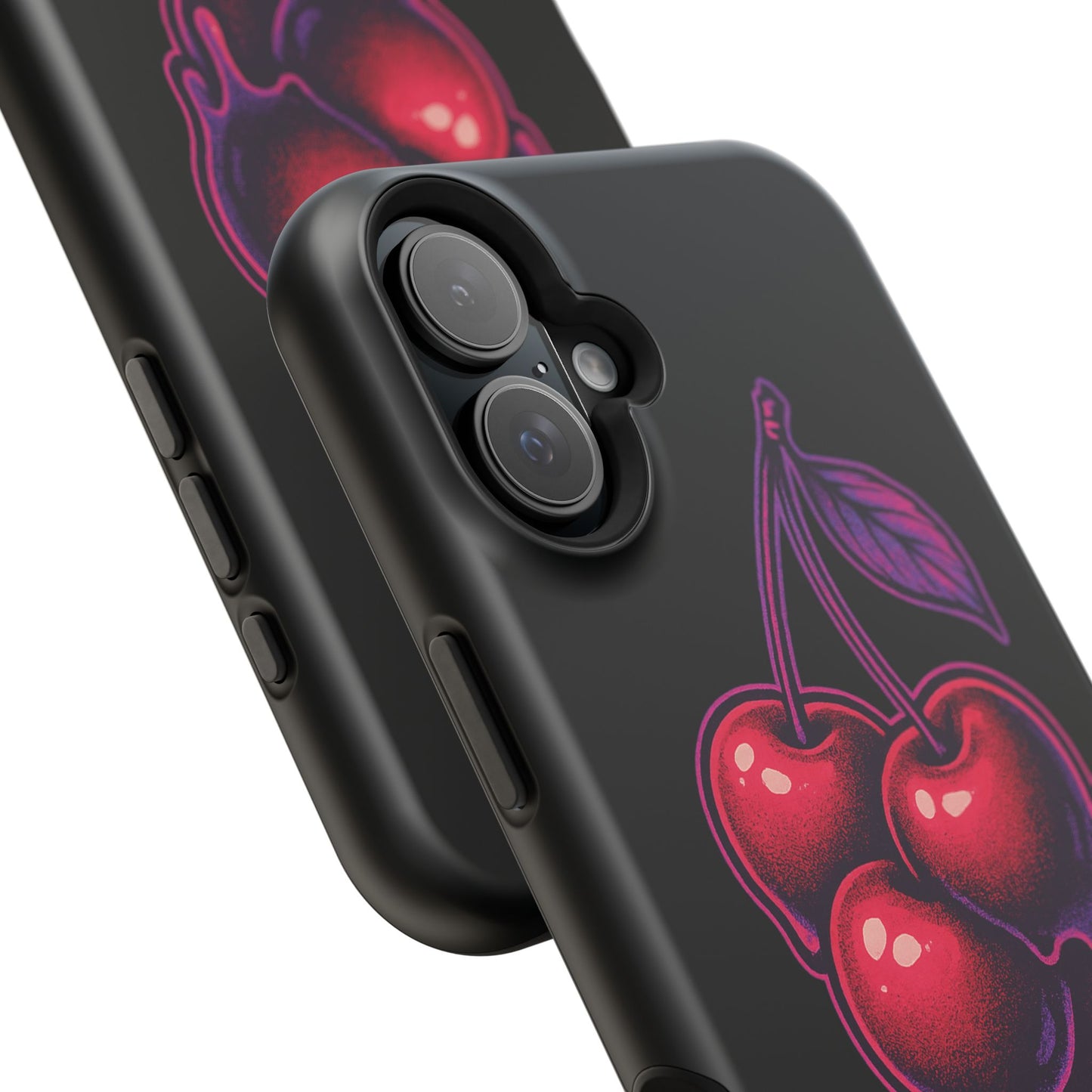 Impact-Resistant Cherry Phone Case, Cute Cherry Phone Cover, Stylish Phone Protector, Fun Phone Case, Unique Gift for Teens