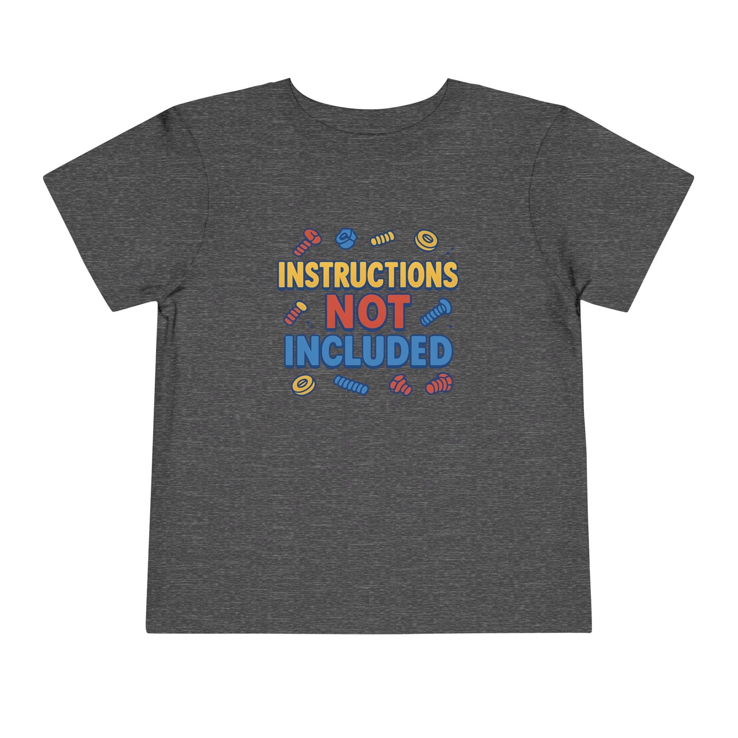 Instructions Not Included Toddler Tee, Cute Toddler T-shirt, Fun Kids Shirt, Summer Outfit, Gift for Kids