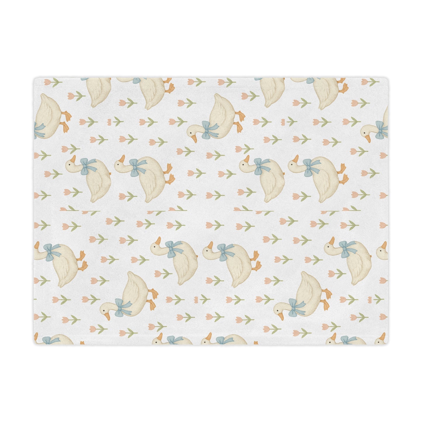 Cozy Duck Minky Blanket - Cute Baby Blanket, Nursery Decor, Gift for New Parents, Playtime Comfort, Soft Baby Gifts