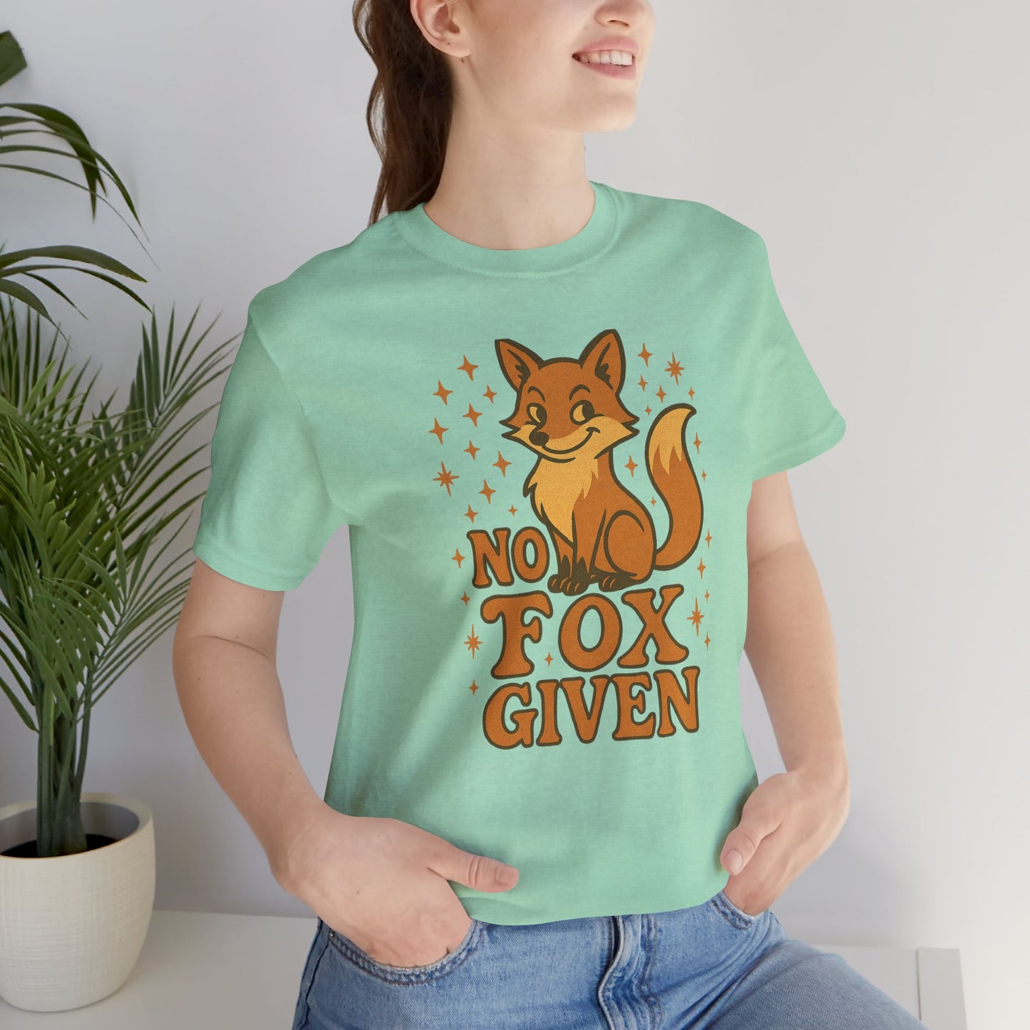 Funny Fox Graphic Tee, No Fox Given T-Shirt, Cute Animal Lover Shirt, Gift for Nature Enthusiasts, Casual Wear for Animal Lovers