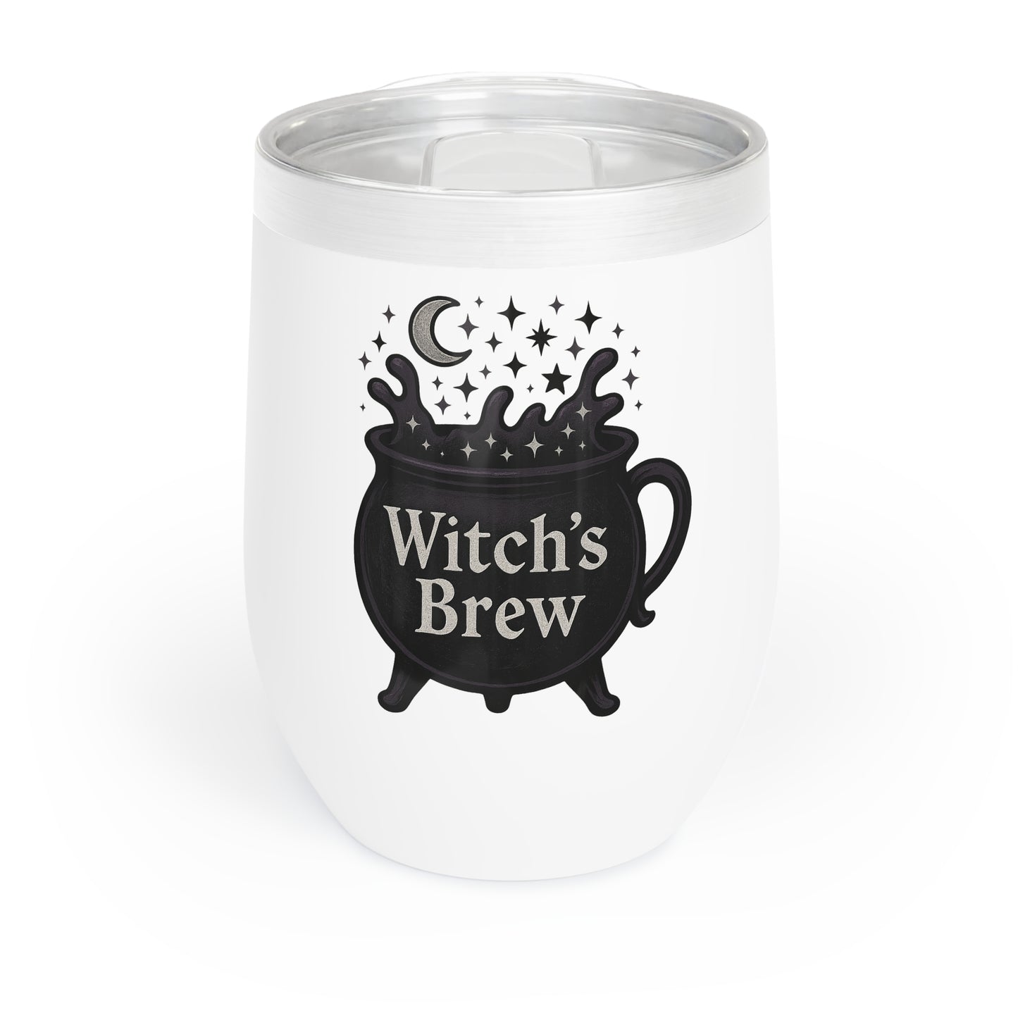Witch's Brew Wine Tumbler | Chill Wine Cup, Halloween Gift, Spill-Proof Tumbler, Wine Lover's Accessory, Party Favor
