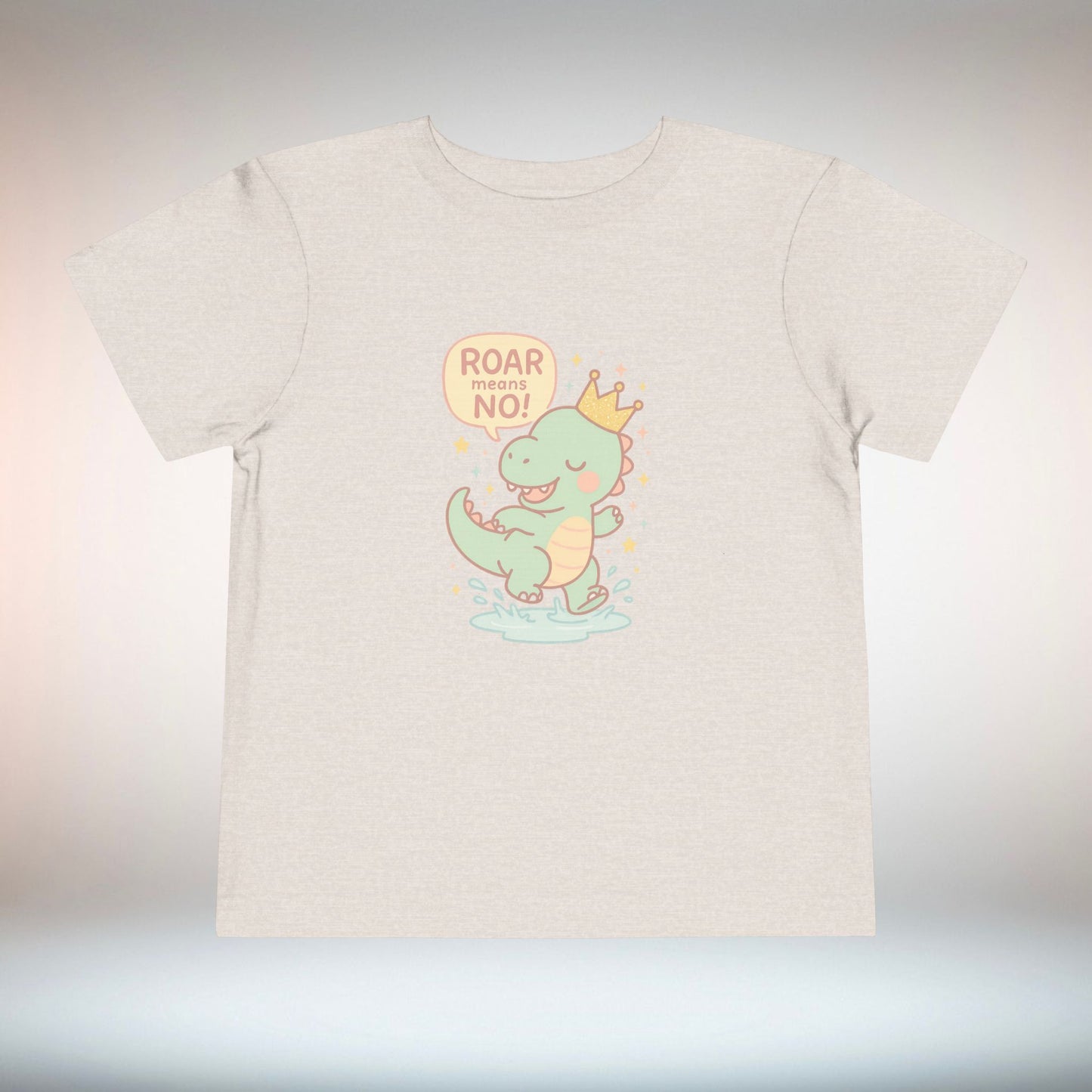 Cute Dinosaur Toddler Tee - "Roar No!" - Fun Baby Shirt, Kids Gift, Birthday Outfit, Playdate Top, Summer Apparel