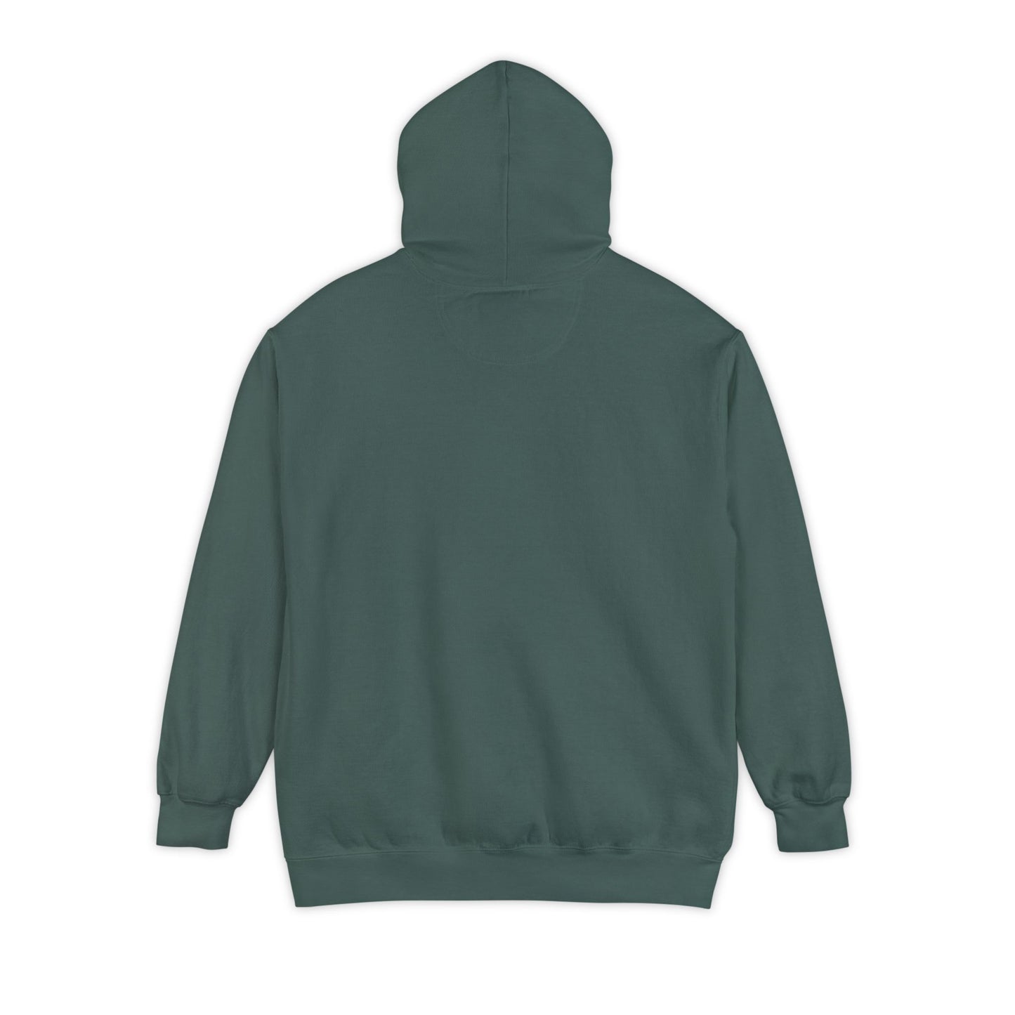 Morticia-Inspired Unisex Garment-Dyed Hoodie, Cozy Graphic Sweatshirt, Spooky Fashion, Halloween Apparel, Unique Gift for Fans