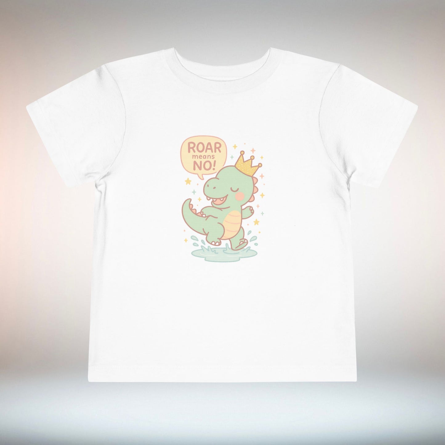 Cute Dinosaur Toddler Tee - "Roar No!" - Fun Baby Shirt, Kids Gift, Birthday Outfit, Playdate Top, Summer Apparel