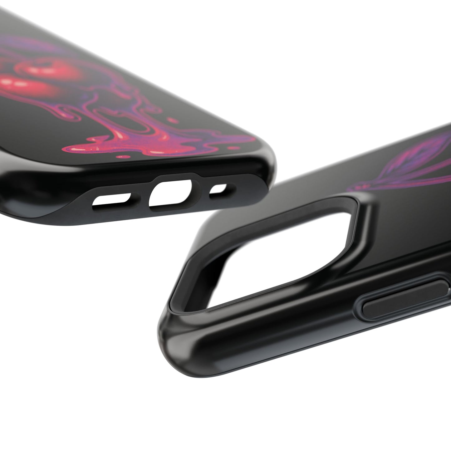 Impact-Resistant Cherry Phone Case, Cute Cherry Phone Cover, Stylish Phone Protector, Fun Phone Case, Unique Gift for Teens