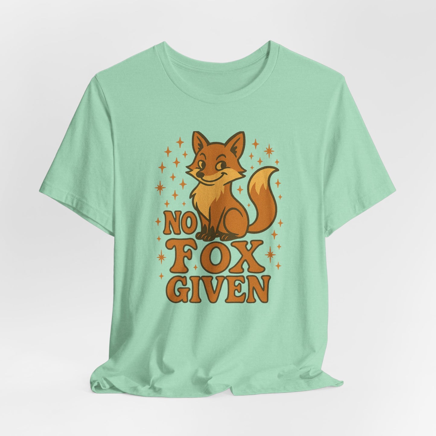 Funny Fox Graphic Tee, No Fox Given T-Shirt, Cute Animal Lover Shirt, Gift for Nature Enthusiasts, Casual Wear for Animal Lovers