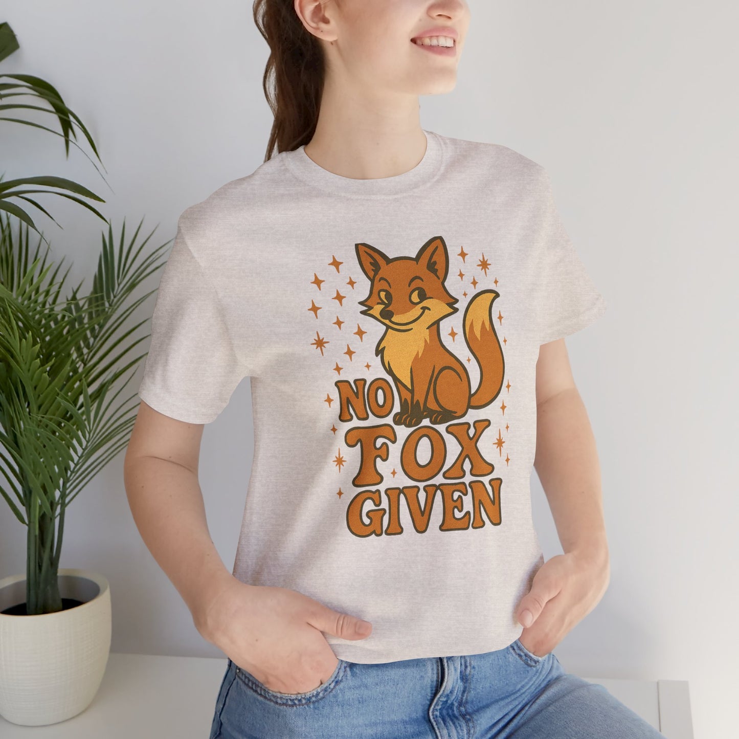 Funny Fox Graphic Tee, No Fox Given T-Shirt, Cute Animal Lover Shirt, Gift for Nature Enthusiasts, Casual Wear for Animal Lovers