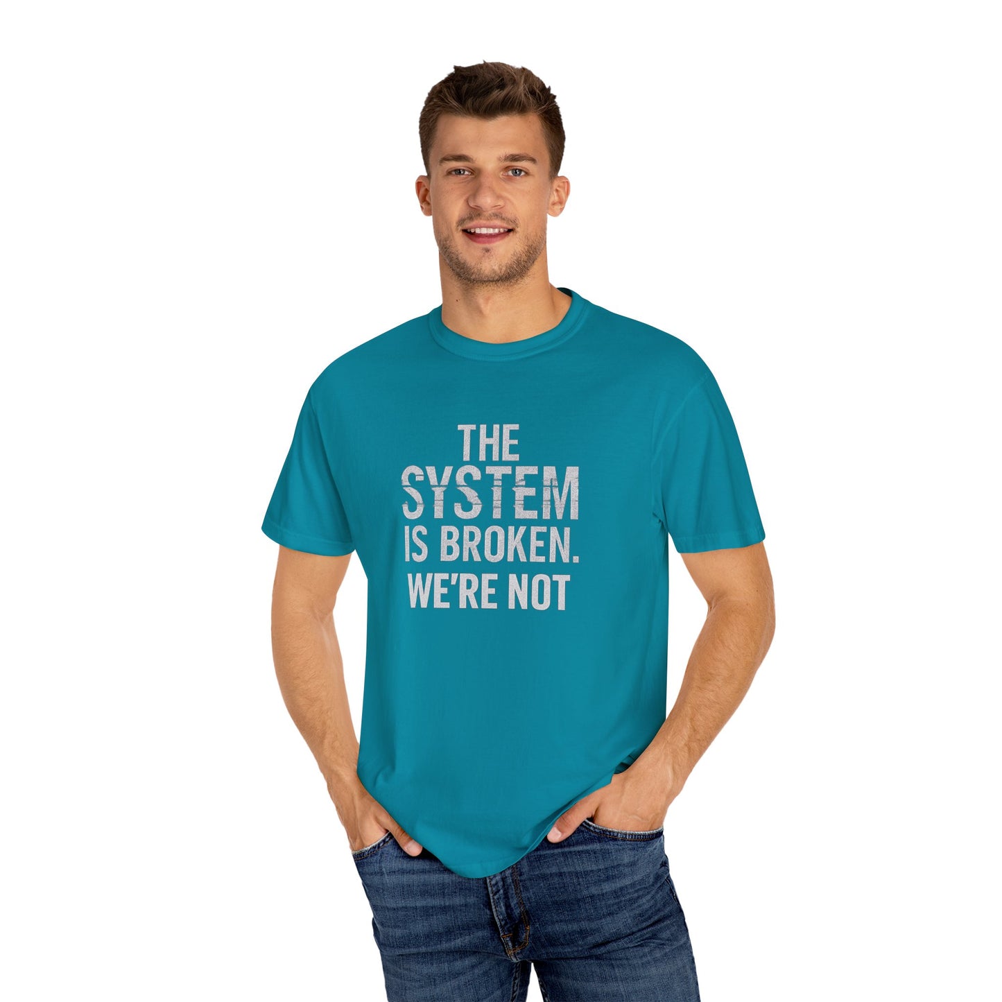 Rebellious Statement T-shirt: Casual Wear for Activists, Thought-Provoking Apparel, Gift for Movements, Unisex Tee