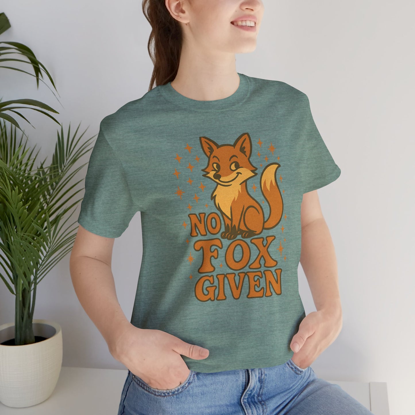 Funny Fox Graphic Tee, No Fox Given T-Shirt, Cute Animal Lover Shirt, Gift for Nature Enthusiasts, Casual Wear for Animal Lovers