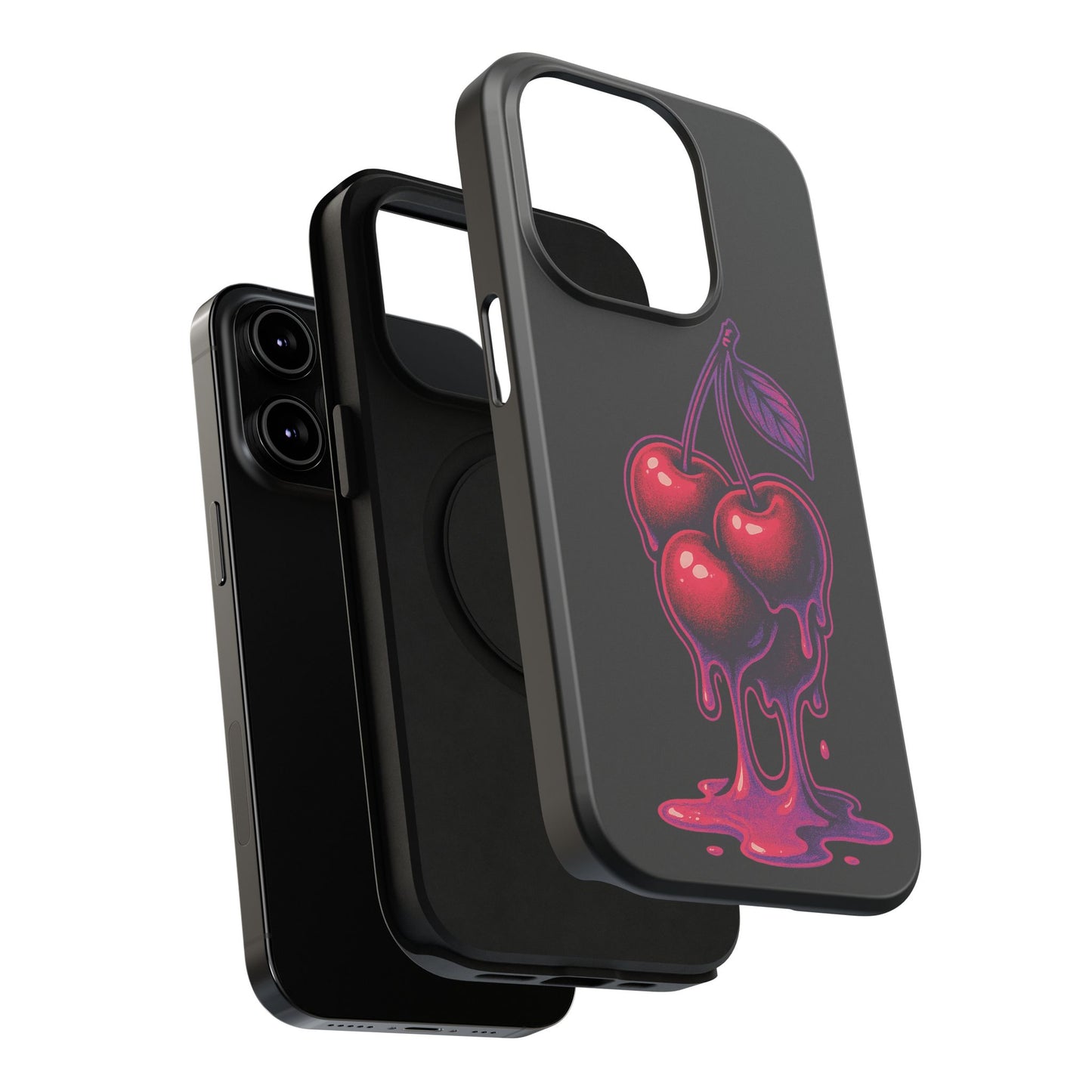 Impact-Resistant Cherry Phone Case, Cute Cherry Phone Cover, Stylish Phone Protector, Fun Phone Case, Unique Gift for Teens