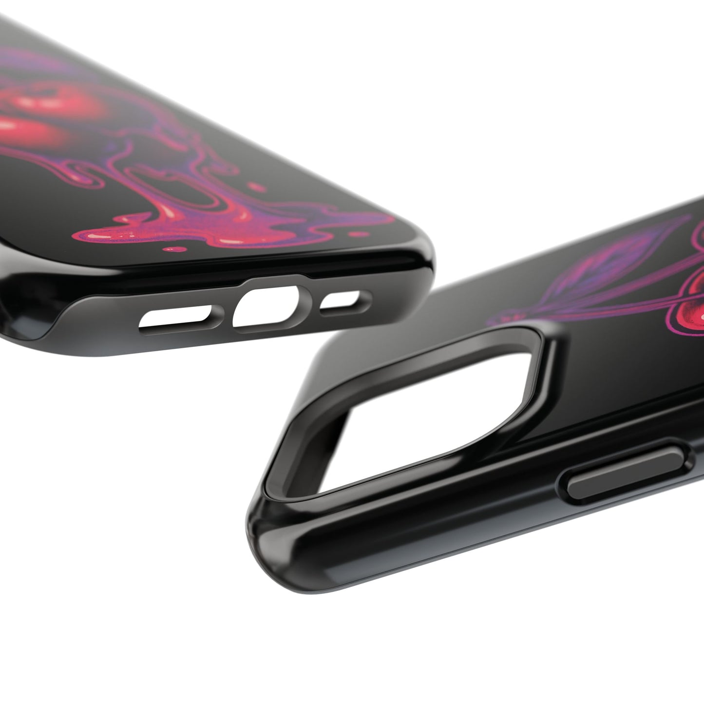 Impact-Resistant Cherry Phone Case, Cute Cherry Phone Cover, Stylish Phone Protector, Fun Phone Case, Unique Gift for Teens