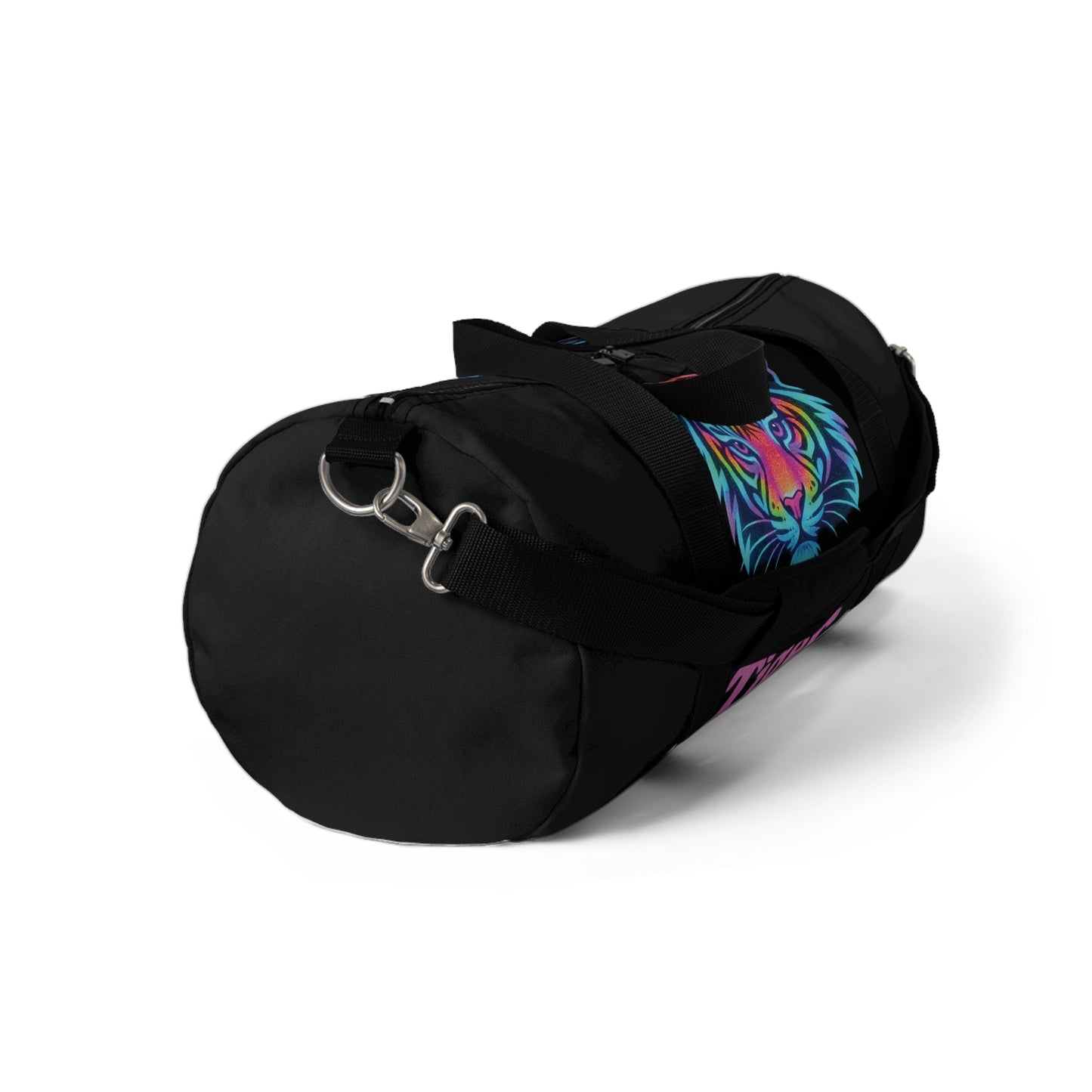 Colorful 'Easy Tiger' Duffel Bag - Stylish Gym Bag, Travel Luggage, Sports Bag, Weekend Getaway, Unique Gift for Tiger Lovers