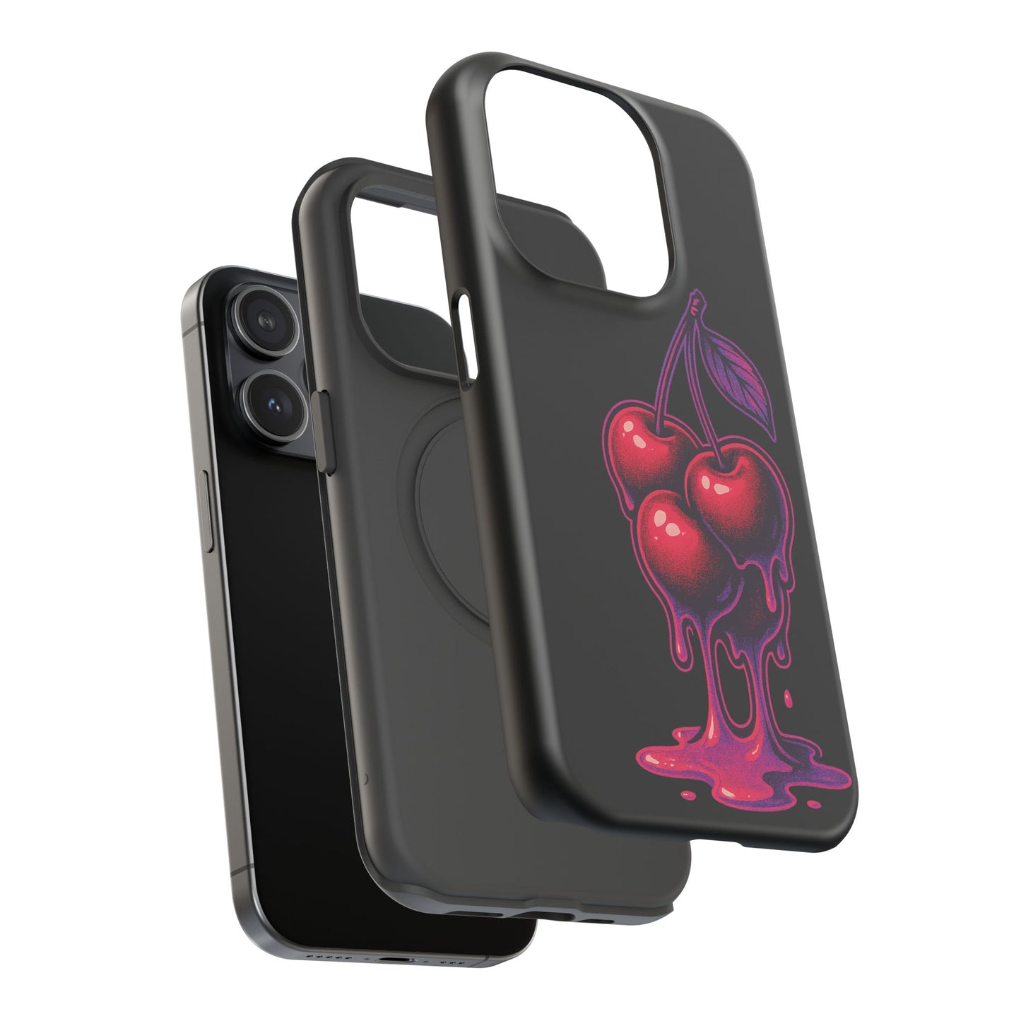 Impact-Resistant Cherry Phone Case, Cute Cherry Phone Cover, Stylish Phone Protector, Fun Phone Case, Unique Gift for Teens