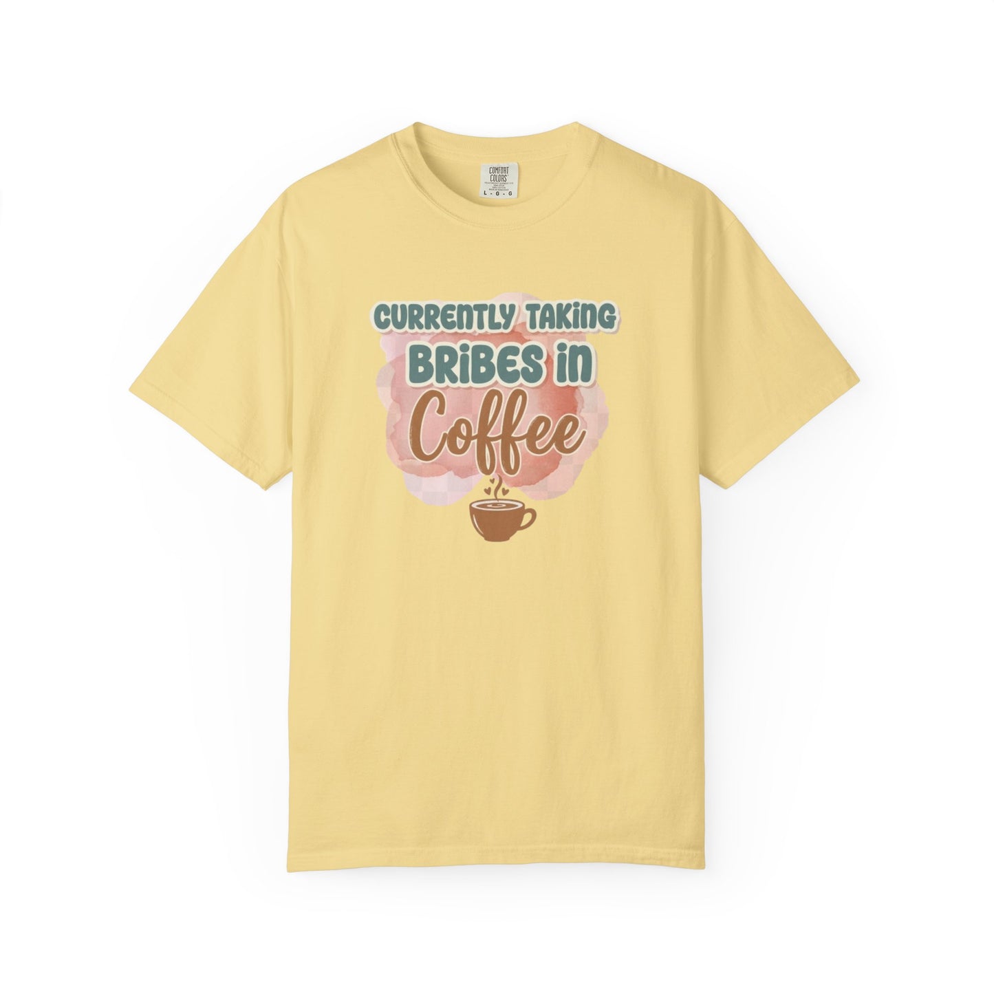 Coffee Bribes Unisex T-Shirt, Funny Coffee Lover Tee