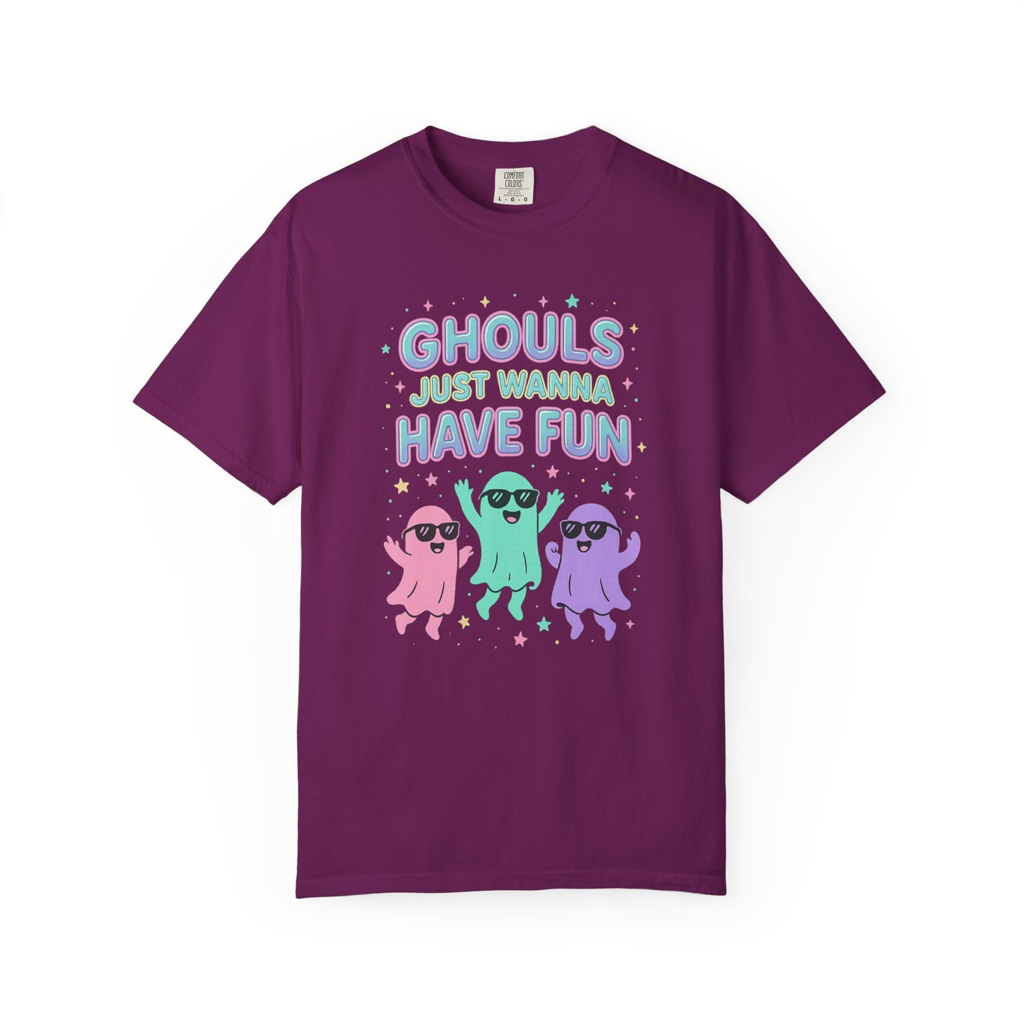 Fun Ghouls Graphic T-Shirt, Halloween Shirt, Unisex Tee, Ghost Lovers Gift, Party Apparel, Cute Summer Outfit
