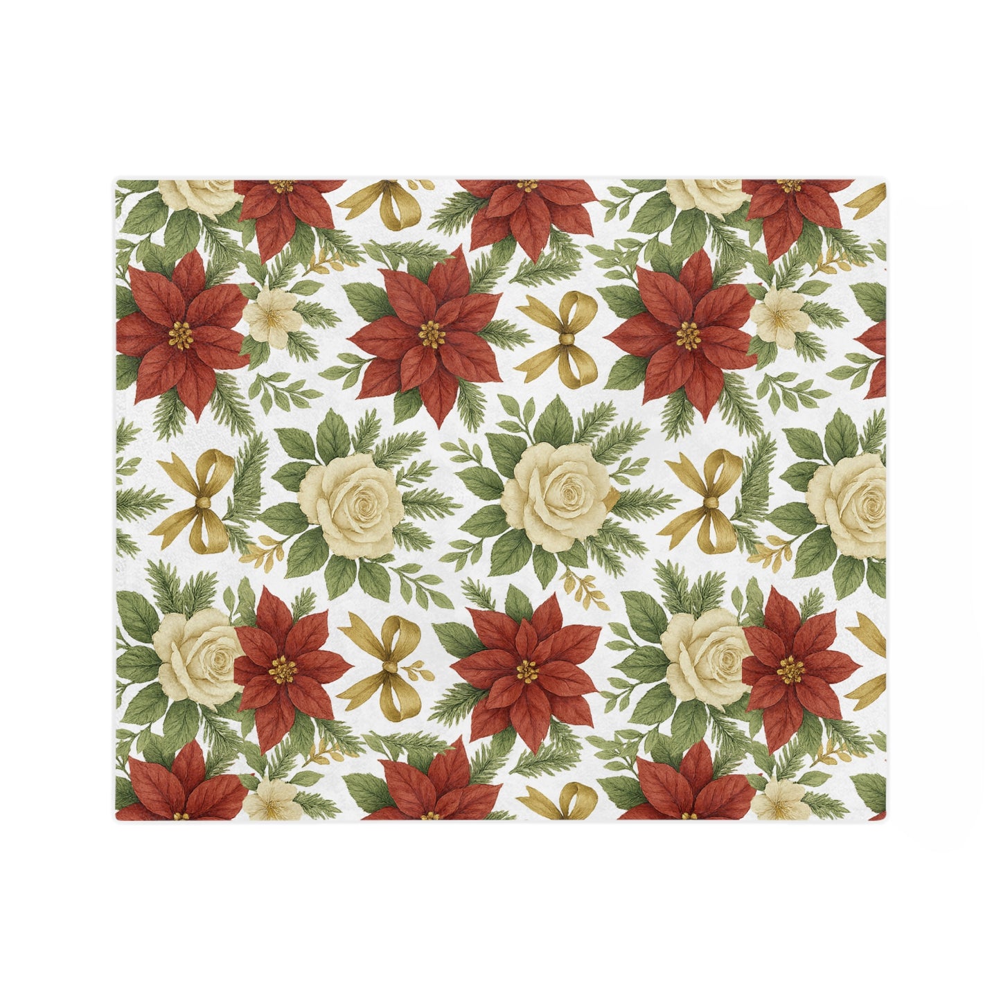 Festive Velveteen Microfiber Blanket for Cozy Winter Nights, Holiday Decor, Christmas Gift, Warm Throw, Plush Blanket
