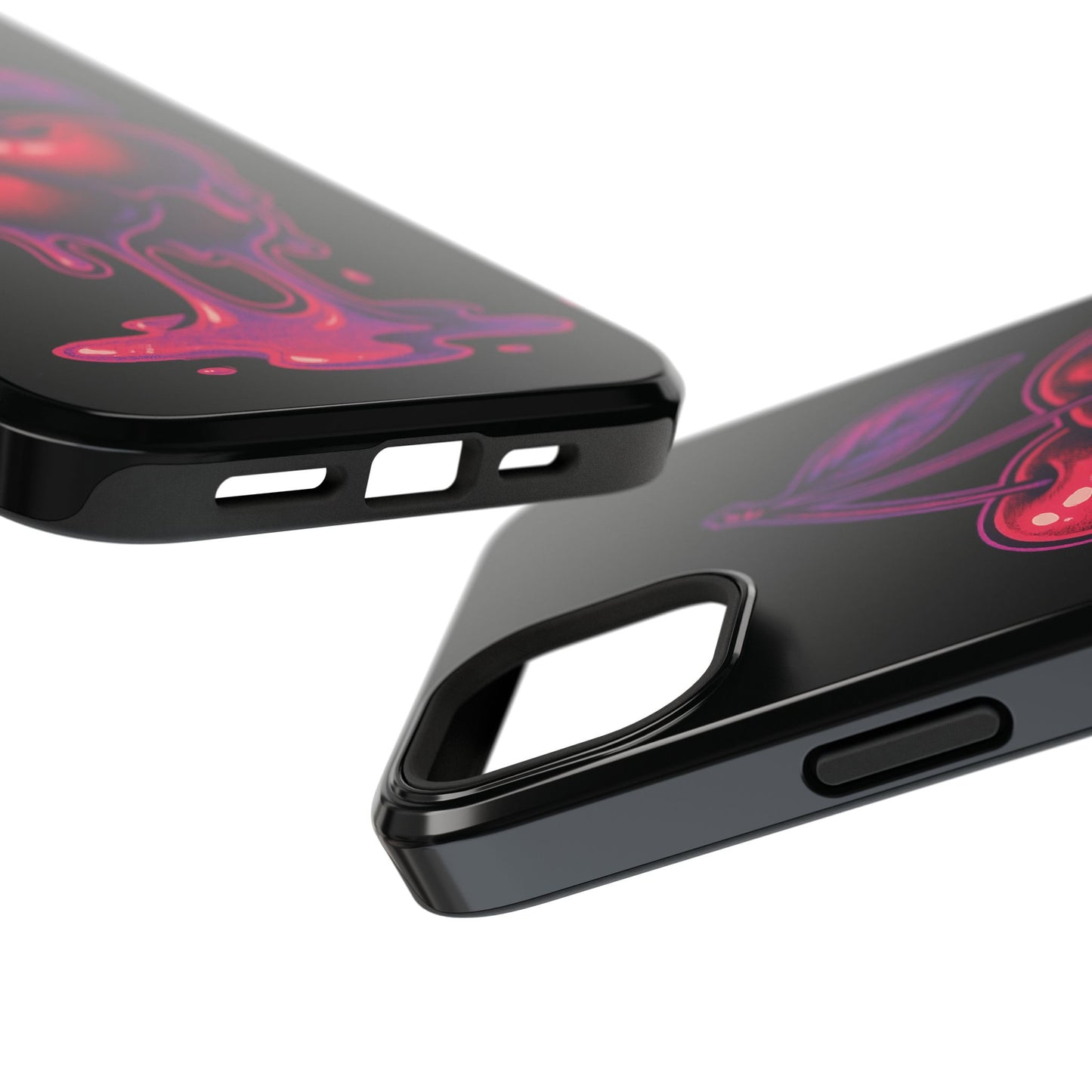 Impact-Resistant Cherry Phone Case, Cute Cherry Phone Cover, Stylish Phone Protector, Fun Phone Case, Unique Gift for Teens