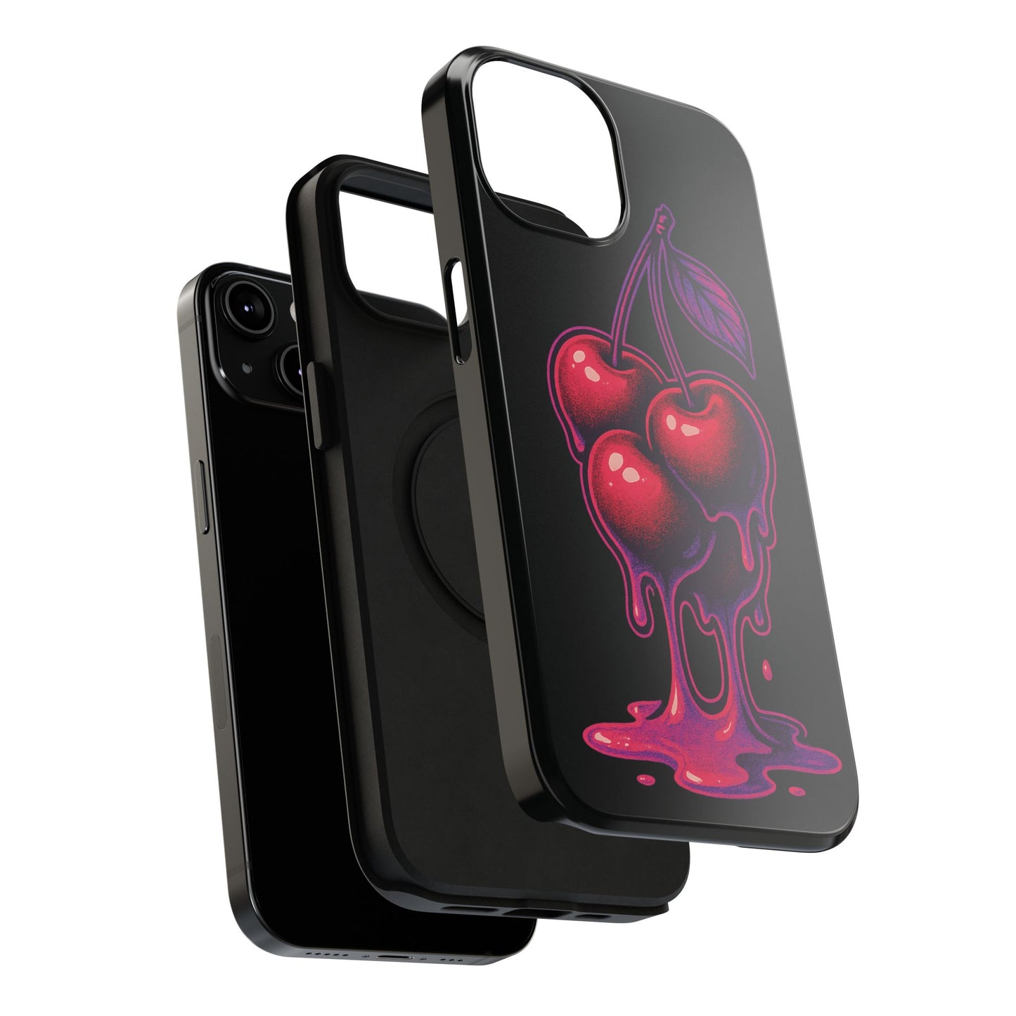 Impact-Resistant Cherry Phone Case, Cute Cherry Phone Cover, Stylish Phone Protector, Fun Phone Case, Unique Gift for Teens