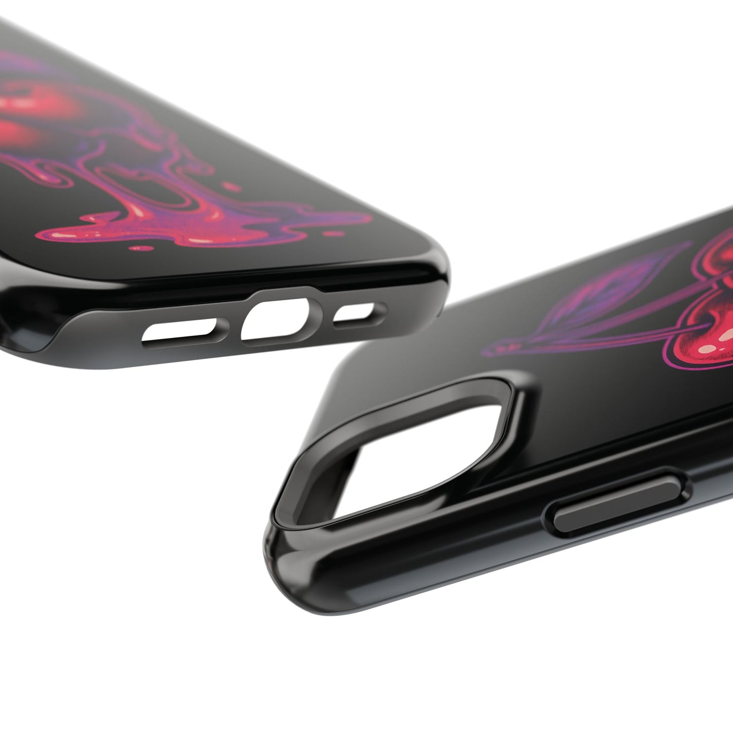Impact-Resistant Cherry Phone Case, Cute Cherry Phone Cover, Stylish Phone Protector, Fun Phone Case, Unique Gift for Teens