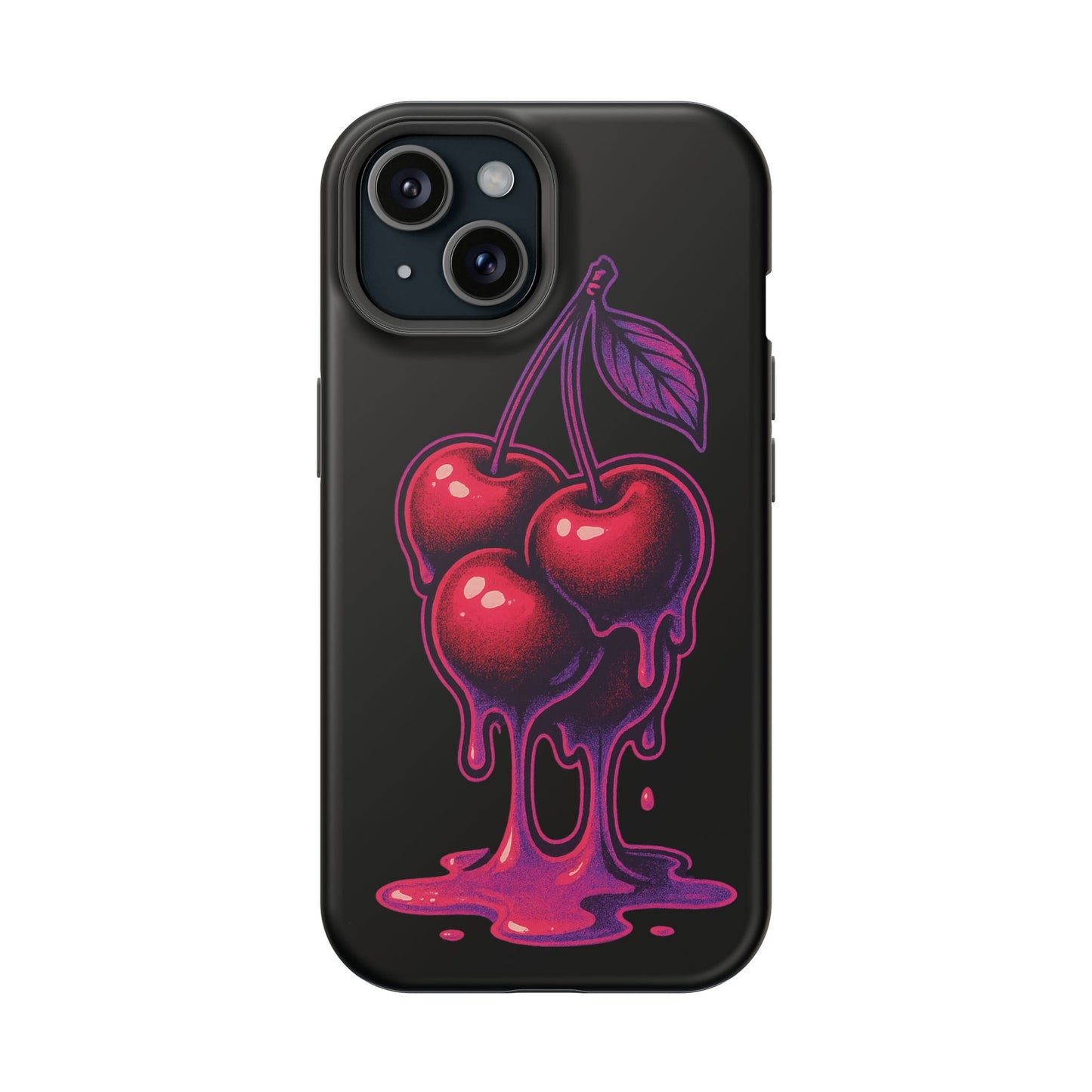 Impact-Resistant Cherry Phone Case, Cute Cherry Phone Cover, Stylish Phone Protector, Fun Phone Case, Unique Gift for Teens