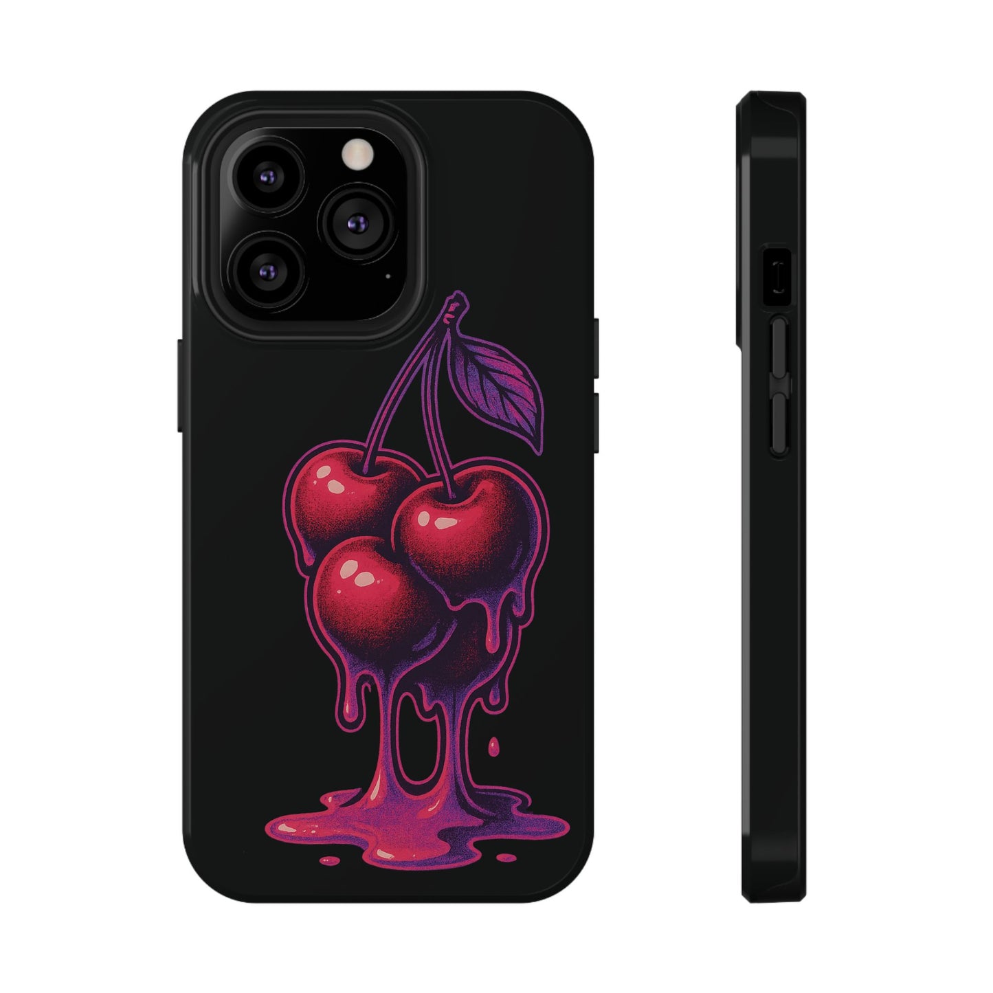 Impact-Resistant Cherry Phone Case, Cute Cherry Phone Cover, Stylish Phone Protector, Fun Phone Case, Unique Gift for Teens