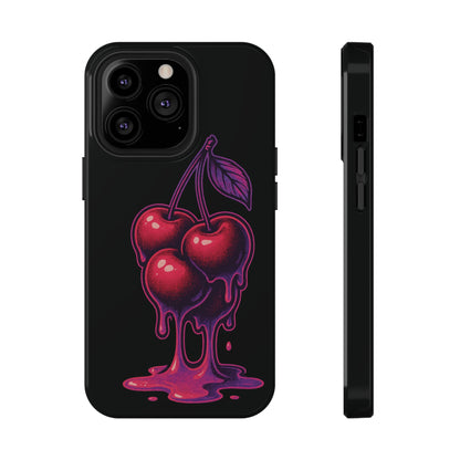 Impact-Resistant Cherry Phone Case, Cute Cherry Phone Cover, Stylish Phone Protector, Fun Phone Case, Unique Gift for Teens