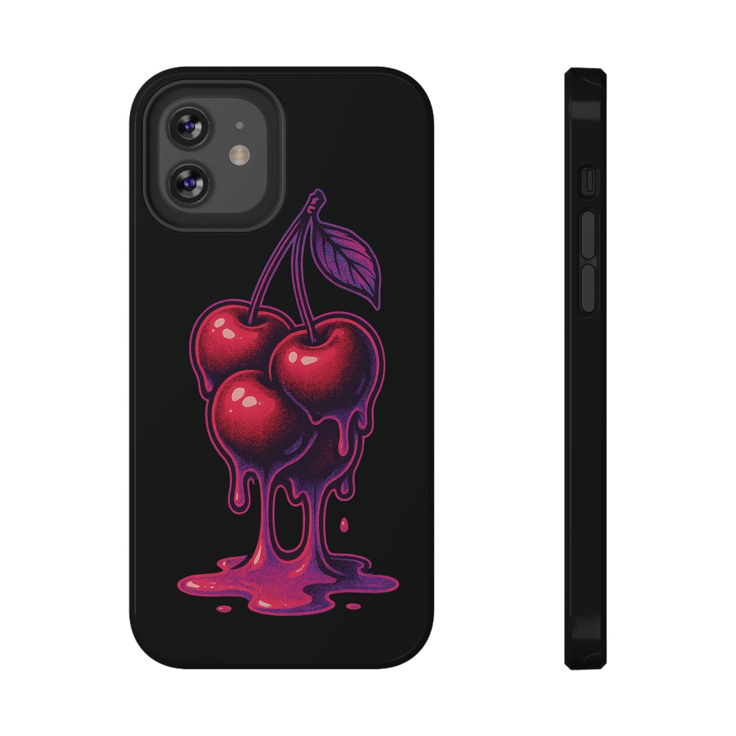 Impact-Resistant Cherry Phone Case, Cute Cherry Phone Cover, Stylish Phone Protector, Fun Phone Case, Unique Gift for Teens