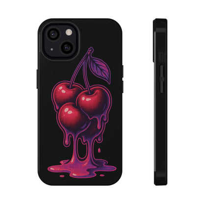 Impact-Resistant Cherry Phone Case, Cute Cherry Phone Cover, Stylish Phone Protector, Fun Phone Case, Unique Gift for Teens
