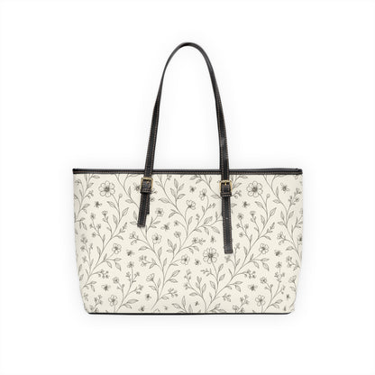 Floral PU Leather Shoulder Bag - Stylish Handbag for Everyday Use, Chic Tote for Work, Travel, Casual Outings, Gifts, Eco-Friendly
