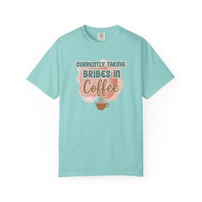 Coffee Bribes Unisex T-Shirt, Funny Coffee Lover Tee