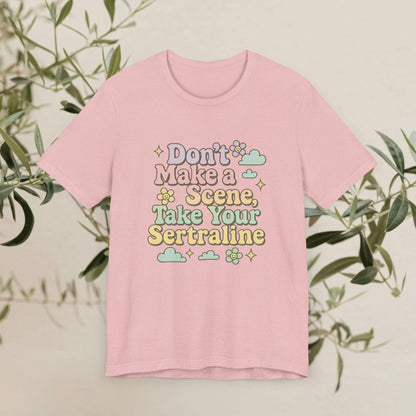 Funny Mental Health Unisex Jersey T-Shirt, Motivational Tee, Self-Care Gift, Unique Quote Shirt, Comfortable Casual Wear