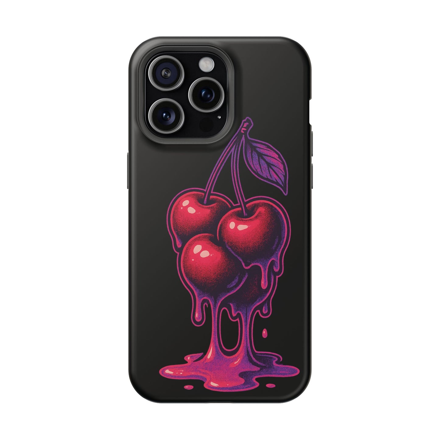Impact-Resistant Cherry Phone Case, Cute Cherry Phone Cover, Stylish Phone Protector, Fun Phone Case, Unique Gift for Teens