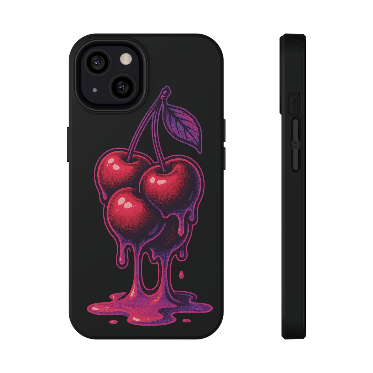 Impact-Resistant Cherry Phone Case, Cute Cherry Phone Cover, Stylish Phone Protector, Fun Phone Case, Unique Gift for Teens