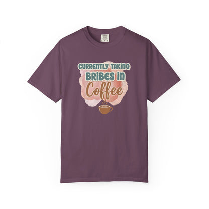 Coffee Bribes Unisex T-Shirt, Funny Coffee Lover Tee