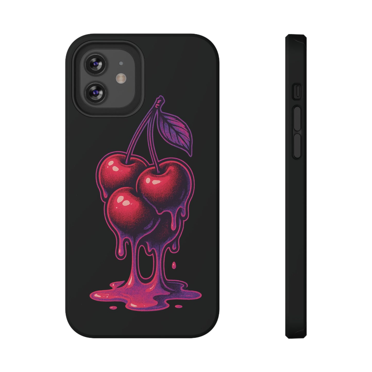Impact-Resistant Cherry Phone Case, Cute Cherry Phone Cover, Stylish Phone Protector, Fun Phone Case, Unique Gift for Teens