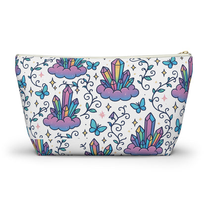 Crystal Dreams Accessory Pouch, Cosmetic Bag, Makeup Organizer, Travel Toiletry Pouch, Gift for Her, Magical Storage Solution