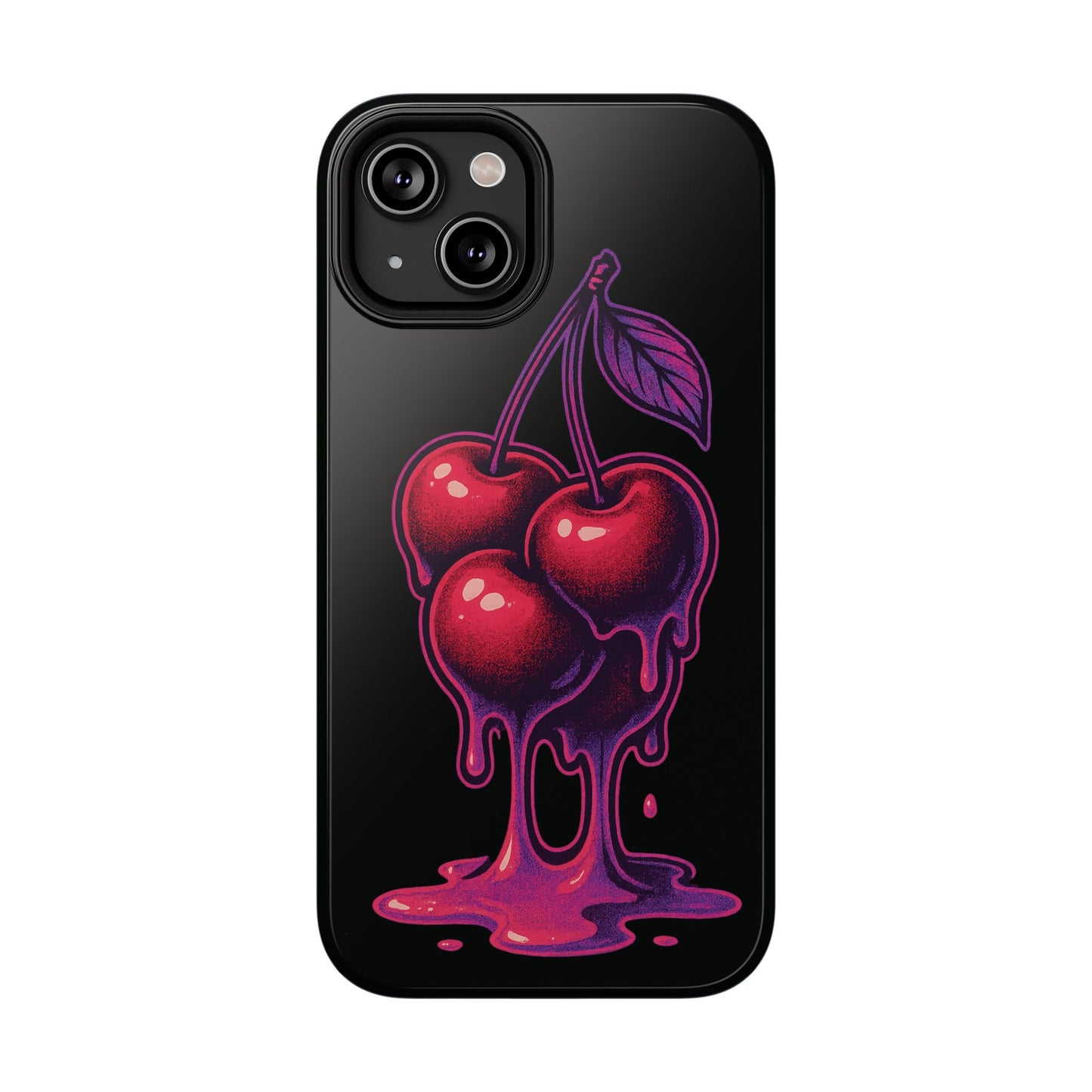 Impact-Resistant Cherry Phone Case, Cute Cherry Phone Cover, Stylish Phone Protector, Fun Phone Case, Unique Gift for Teens