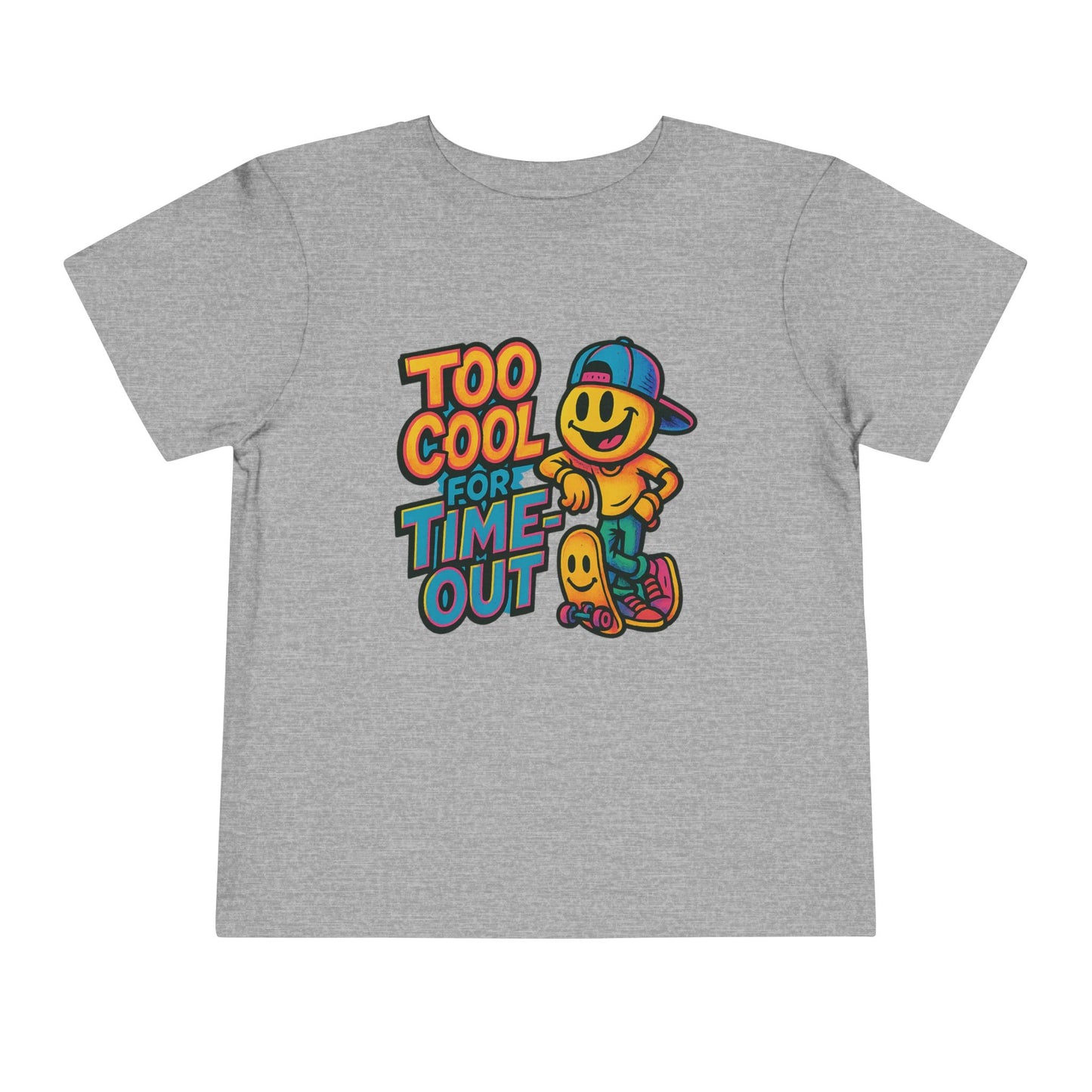 Cool Toddler Tee - "Too Cool for Time Out" - Fun Kids Shirt, Playful Baby Gift, Summer Apparel, Birthday Present, Outdoor Wear