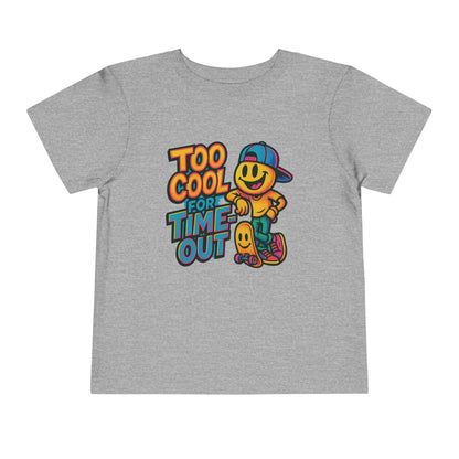 Cool Toddler Tee - "Too Cool for Time Out" - Fun Kids Shirt, Playful Baby Gift, Summer Apparel, Birthday Present, Outdoor Wear